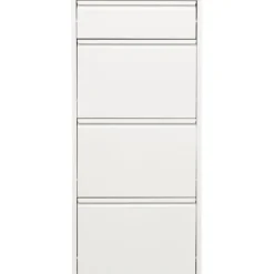 Meuble à chaussures Caruso 3+1 blanc