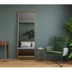 Miroir Curve cuivre 70x200cm