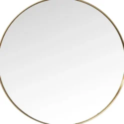 Miroir Curve laiton Ø100cm