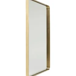 Miroir Curve laiton 80x120cm