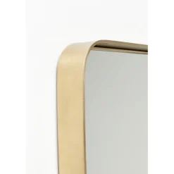 Miroir Curve laiton 80x120cm