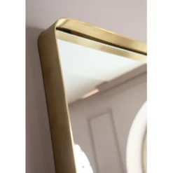 Miroir Curve MO laiton 70x200cm