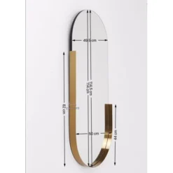Miroir Hipster ovale 50x114cm