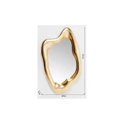 Miroir Hologram doré 117x68cm
