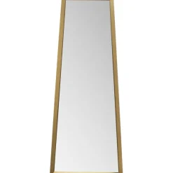 Miroir mural Arezzo laiton trapèze 65(45)x160cm