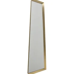 Miroir mural Arezzo laiton trapèze 65(45)x160cm