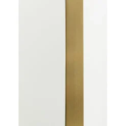Miroir mural Arezzo laiton trapèze 65(45)x160cm