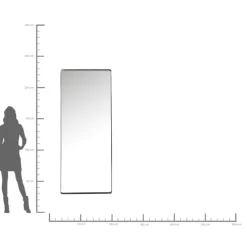Miroir Ombra MO Soft noir 80x200cm
