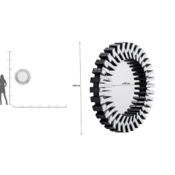 Miroir Sprocket Ø92cm