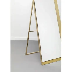 Miroir sur pied Arezzo laiton 53x160cm