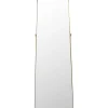 Miroir sur pied Curve Arch doré 55x160cm