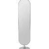 Miroir sur pied Curve chromé 40x170cm
