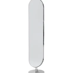 Miroir sur pied Curve chromé 40x170cm