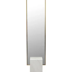 Miroir sur pied Hulda laiton 46x180cm