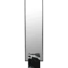 Miroir sur pied Hulda noir 46x180cm