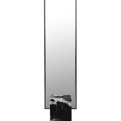 Miroir sur pied Hulda noir 46x180cm