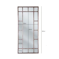 Miroir Window Iron 200X90cm