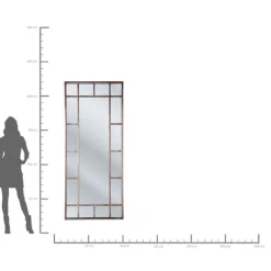 Miroir Window Iron 200X90cm