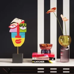 Objet décoratif Abstract Face Multicolour 52