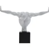 Objet décoratif athlète blanc PM