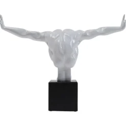 Objet décoratif athlète blanc PM