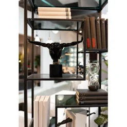 Objet décoratif athlète noir 75cm