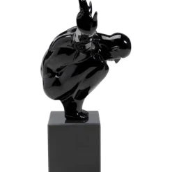 Objet décoratif athlète noir 75cm