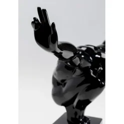 Objet décoratif athlète noir 75cm