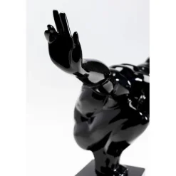Objet décoratif athlète noir PM 43cm