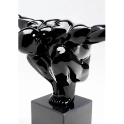 Objet décoratif athlète noir PM 43cm
