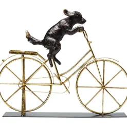 Objet décoratif Dog With Bicycle 44cm