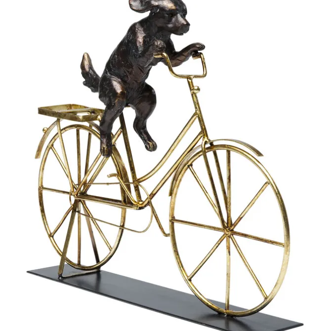Objet décoratif Dog With Bicycle 44cm