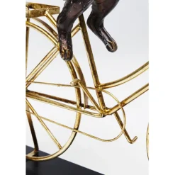 Objet décoratif Dog With Bicycle 44cm