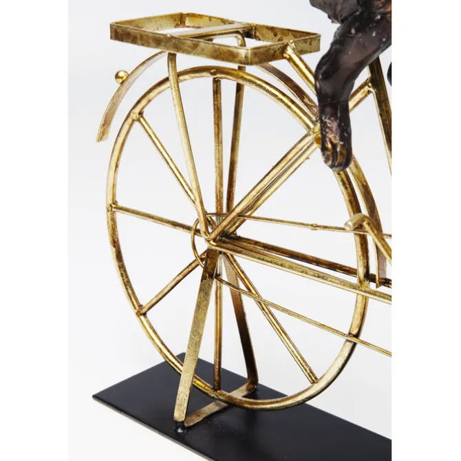 Objet décoratif Dog With Bicycle 44cm