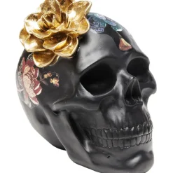 Objet décoratif Flower Skull 22cm