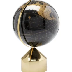 Objet décoratif Globe Top doré 47cm