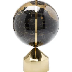 Objet décoratif Globe Top doré 47cm