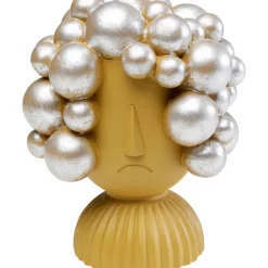 Objet décoratif Hairstyle jaune 19cm