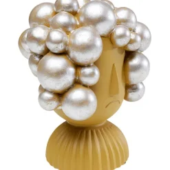 Objet décoratif Hairstyle jaune 19cm