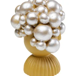 Objet décoratif Hairstyle jaune 19cm