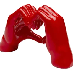 Objet décoratif Heart Hands rouge 12cm
