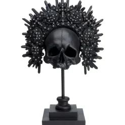 Objet décoratif King Skull noir 49cm