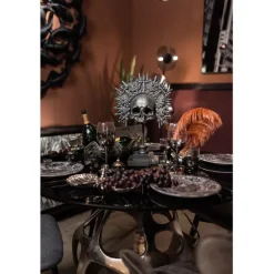 Objet décoratif King Skull noir 49cm