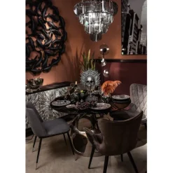 Objet décoratif King Skull noir 49cm