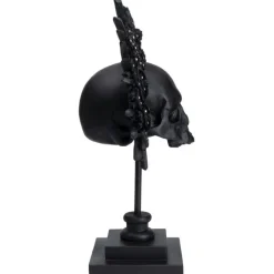 Objet décoratif King Skull noir 49cm