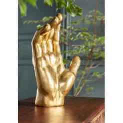 Objet décoratif Mano doré 35cm