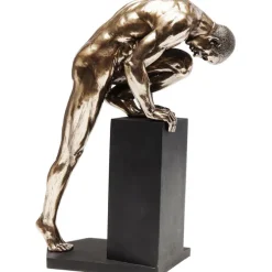 Objet décoratif Nude Man Stand Bronze 35cm