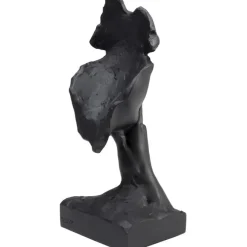 Objet décoratif Quiet Face noir 31cm