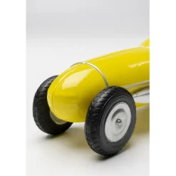 Objet décoratif Racing Car jaune 9cm