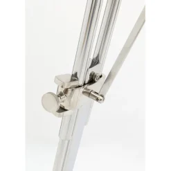 Objet décoratif Telescope argenté 125cm